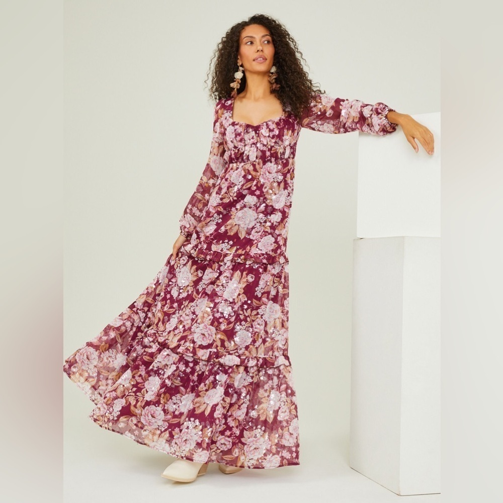 New with tags altard state bohemian floral maxi dress